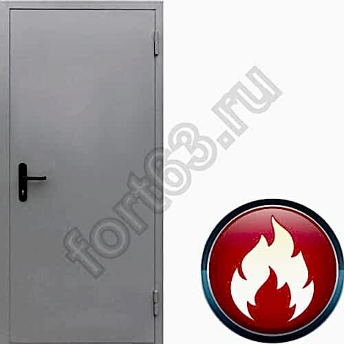 противопожарные двери металлические однопольные