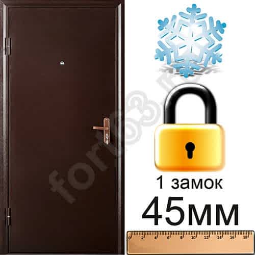 входная дверь Снегирь 45-1