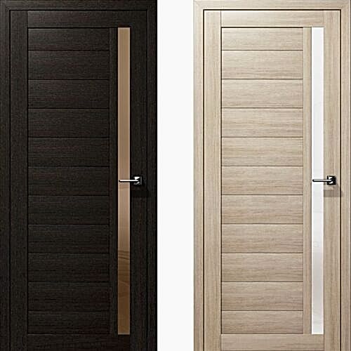 Двери Альфа 3 орех бисмарк и амурская лиственница