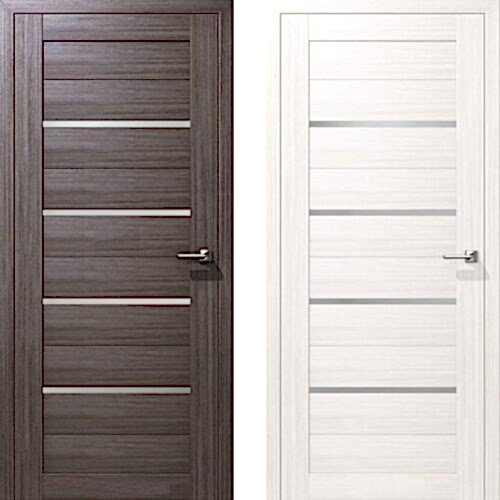 Двери Альфа 8 дуб неаполь и снежная лиственница