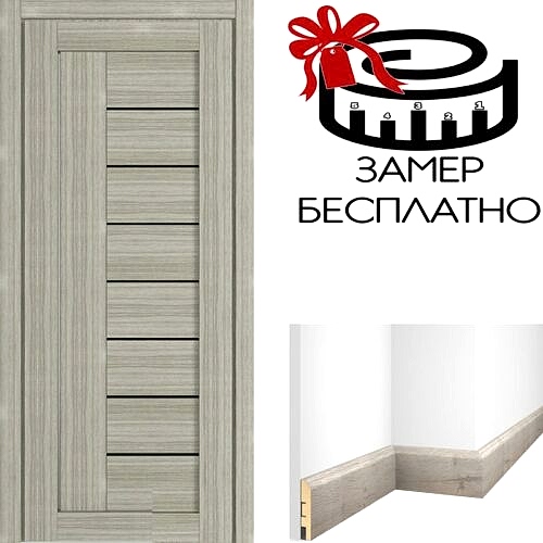Межкомнатная дверь стиль 9 цвет грей