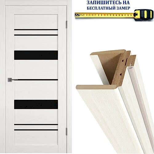 Межкомнатные двери светлые стиль 27