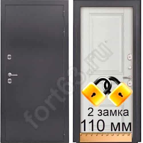 Входные металлические двери Броненосец антик серебро сканди жасмин