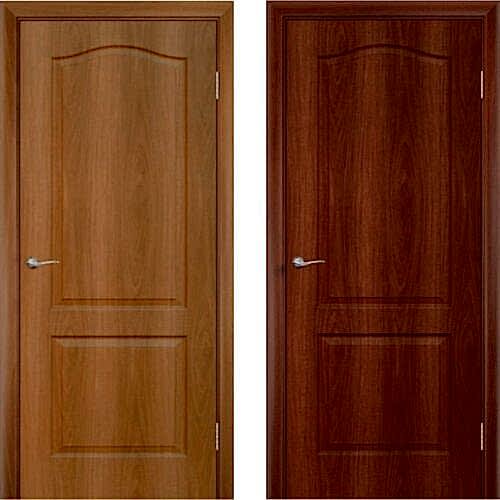 Межкомнатные двери Палитра итальянский и миланский орех
