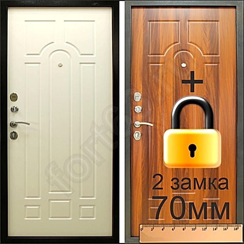 Входная дверь металлическая Дементра