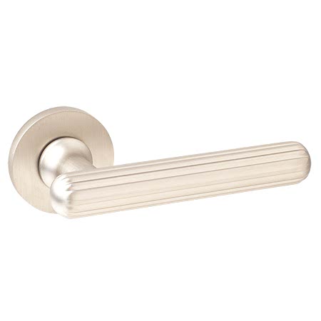 Ручки раздельные дверные CODE DECO H 40150 никель сатин