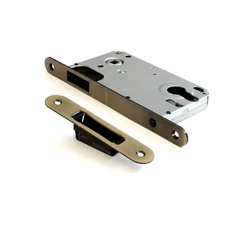 Замок врезной под цилиндр для двери Аpecs 5300-М- АВ бронза