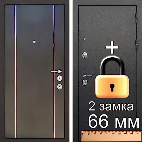 Дверь металлическая Молдинг