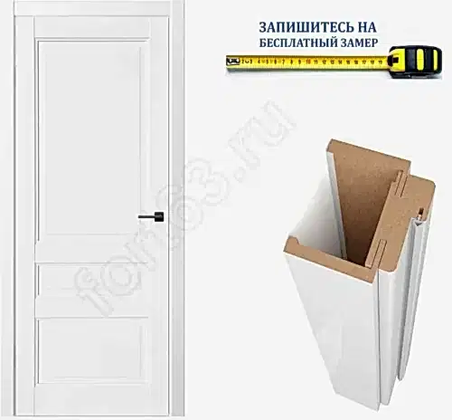 Межкомнатные двери Кама-3 Аляска белая