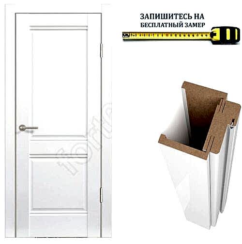 Двери межкомнатные К-1 белый