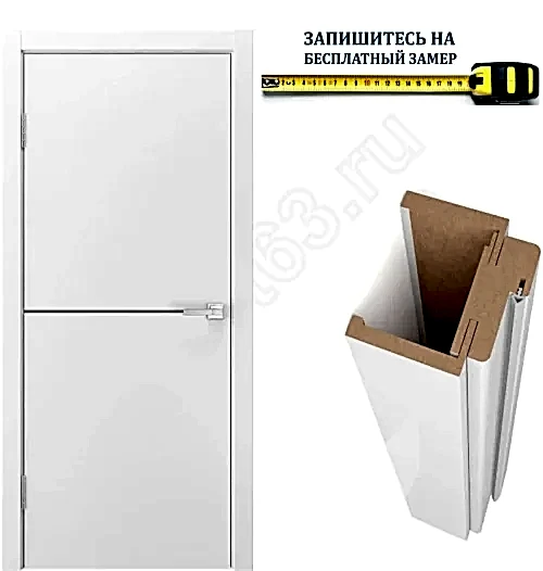 Межкомнатная дверь Стиль L1 черный молдинг, черная кромка