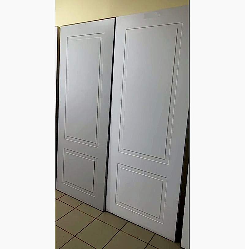 Дверь межкомнатная Стиль Нелла 1 белый матовый и лайт грей1