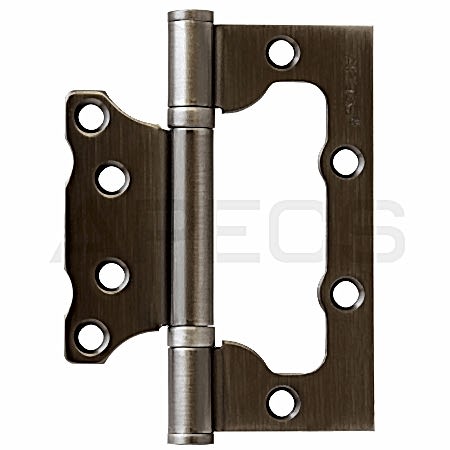 Петля дверная накладная бабочка графит