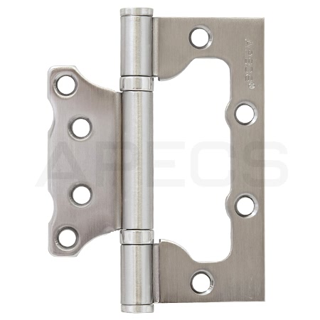 Петля дверная накладная бабочка хром