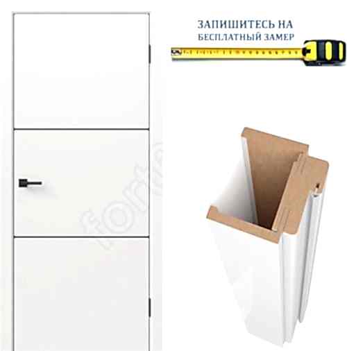 Межкомнатные двери Флейта с молдингом